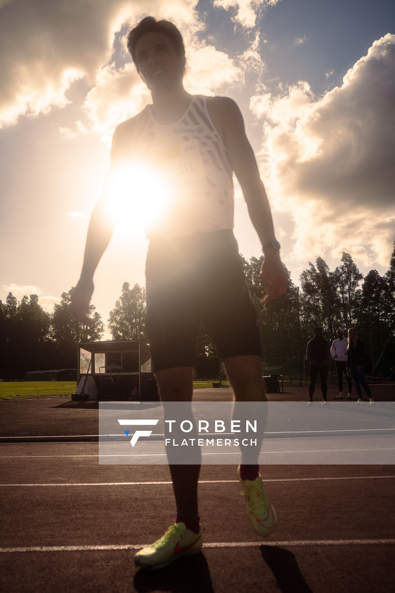Christian Iguacel (AC Lyra) am 28.05.2022 waehrend der World Athletics Continental Tour IFAM Oordegem in Oordegem